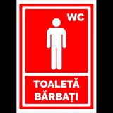 Indicator rosu  pentru wc toaleta barbati